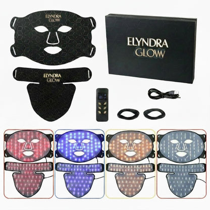 Elyndra Glow LED face mask system with attachments